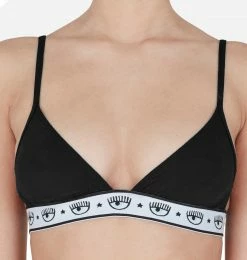 COM Chiara Ferragni Logomania Triangle Bra Underwear