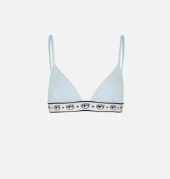 COM Chiara Ferragni Underwear Logomania Triangle Bra
