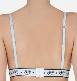 COM Chiara Ferragni Underwear Logomania Triangle Bra