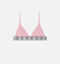 COM Chiara Ferragni Underwear Logomania Triangle Bra