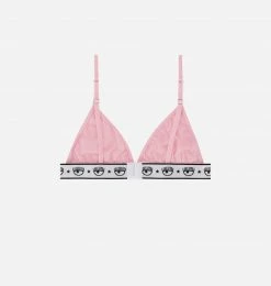COM Chiara Ferragni Underwear Logomania Triangle Bra