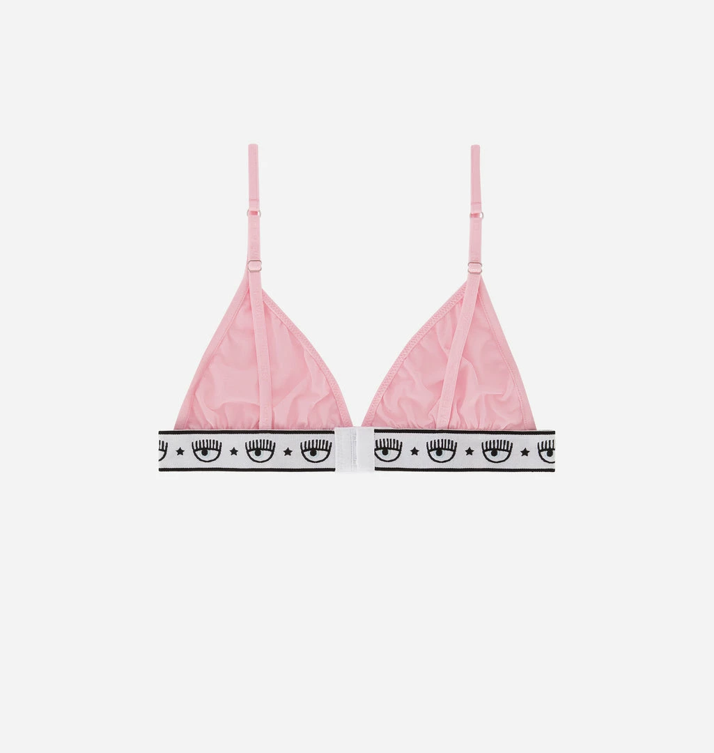COM Chiara Ferragni Underwear Logomania Triangle Bra