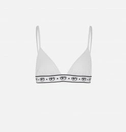 COM Chiara Ferragni Logomania Triangle Bra Underwear