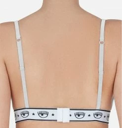 COM Chiara Ferragni Logomania Triangle Bra Underwear