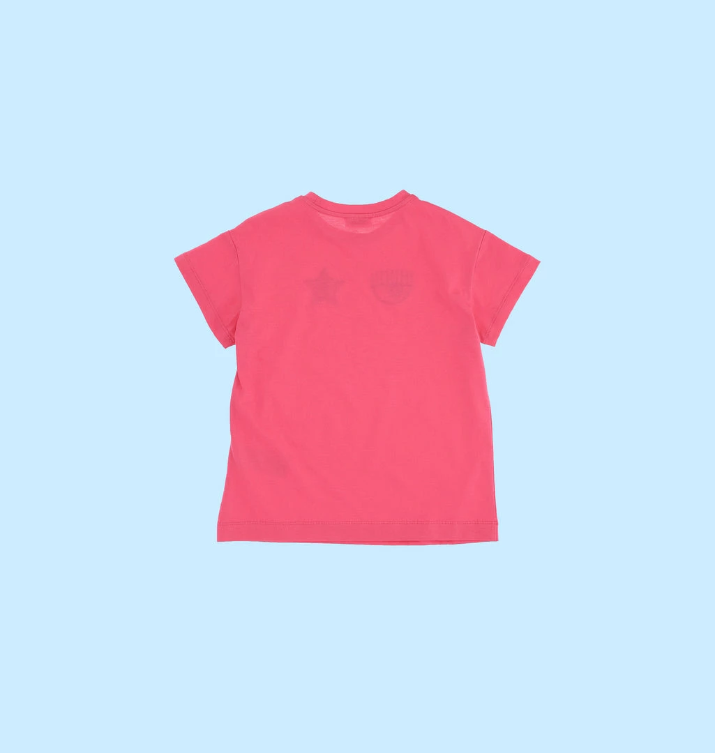 COM Chiara Ferragni KIDSWEAR EYE STAR OVERSIZE T-SHIRT
