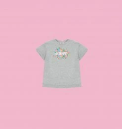 COM Chiara Ferragni HAPPY T-SHIRT KIDSWEAR