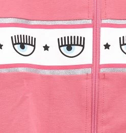COM Chiara Ferragni MAXI LOGOMANIA HOODIE KIDSWEAR