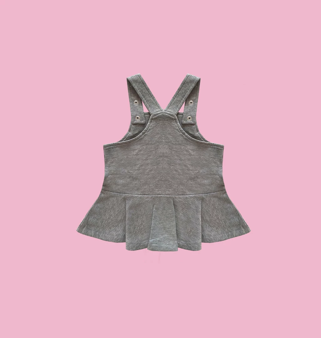 COM Chiara Ferragni Kids 2-10 Years MAXI LOGOMANIA FLOUNCED DRESS