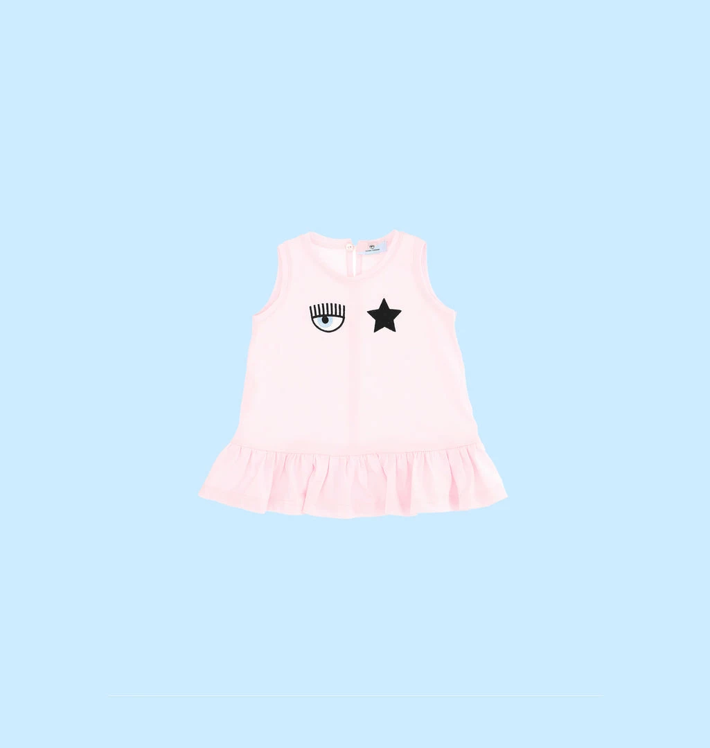 COM Chiara Ferragni KIDSWEAR EYE STAR MAXI TANK TOP