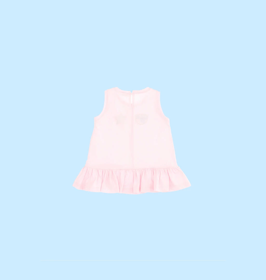 COM Chiara Ferragni KIDSWEAR EYE STAR MAXI TANK TOP