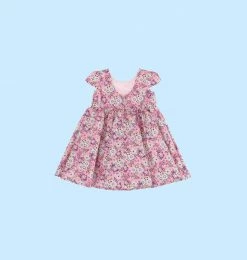 COM Chiara Ferragni POPLIN FLORAL DRESS KIDSWEAR