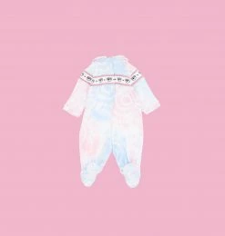 COM Chiara Ferragni MAXI LOGOMANIA TIE DYE ONESIE