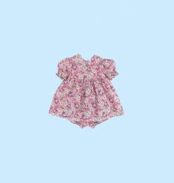 COM Chiara Ferragni KIDSWEAR FLORAL CULOTTE DRESS