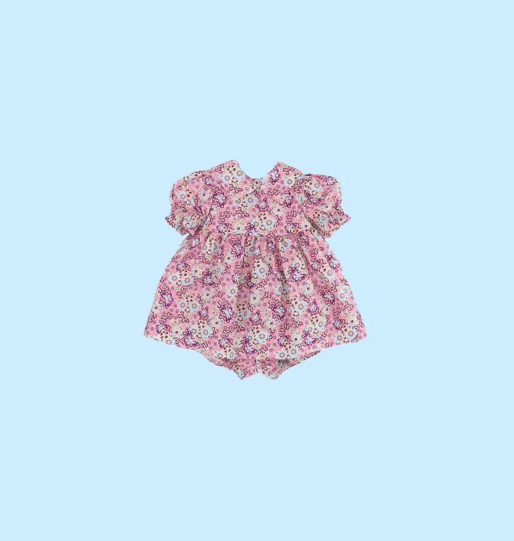 COM Chiara Ferragni KIDSWEAR FLORAL CULOTTE DRESS