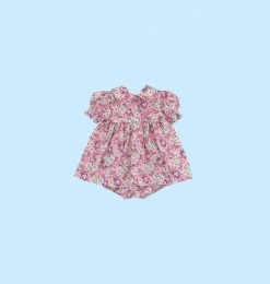 COM Chiara Ferragni KIDSWEAR FLORAL CULOTTE DRESS