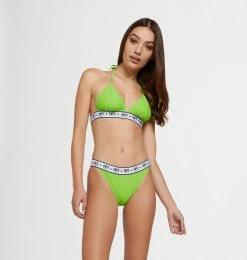 COM Chiara Ferragni Maxi Logomania Bikini Top Swimwear