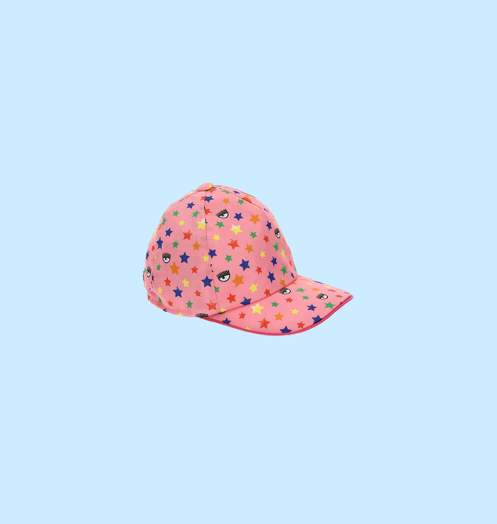 COM Chiara Ferragni KIDSWEAR EYE STAR BASEBALL CAP