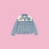 COM Chiara Ferragni KIDSWEAR CROCHET DENIM JACKET