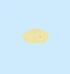 COM Chiara Ferragni KIDSWEAR EYELIKE CROP POLO SHIRT