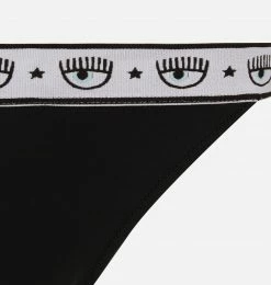 COM Chiara Ferragni Maxi Logomania Bikini Slip Swimwear