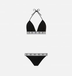 COM Chiara Ferragni Maxi Logomania Bikini Slip Swimwear