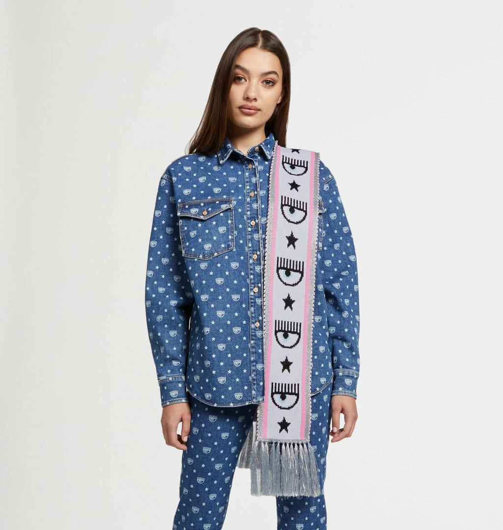 COM Chiara Ferragni LOGOMANIA SCARF