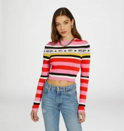 COM Chiara Ferragni NEW IN KNITTED LOGOMANIA TOP