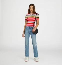 COM Chiara Ferragni NEW IN KNITTED LOGOMANIA T-SHIRT