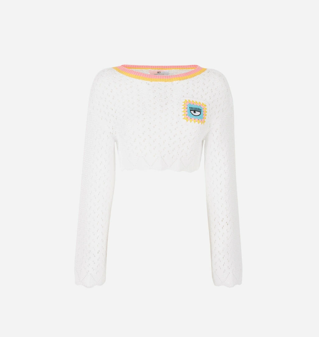 COM Chiara Ferragni CROCHET TOP