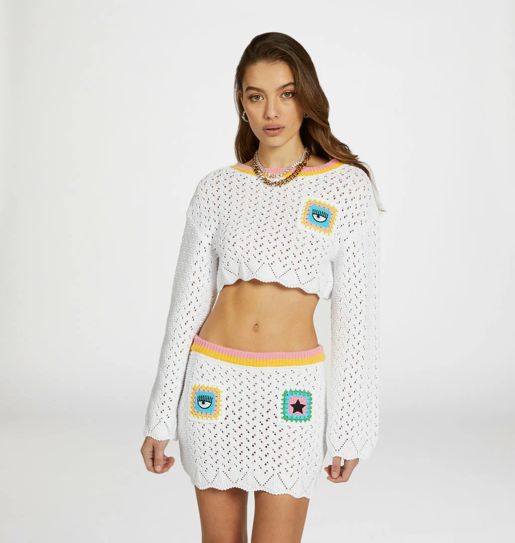 COM Chiara Ferragni CROCHET TOP