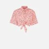 COM Chiara Ferragni MULTICOLOR KNOT SHIRT