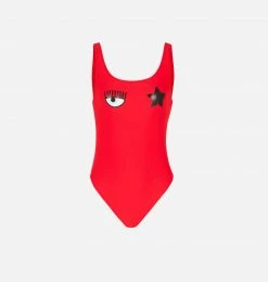 COM Chiara Ferragni Swimwear Eyestar One-Piece Swimsuit