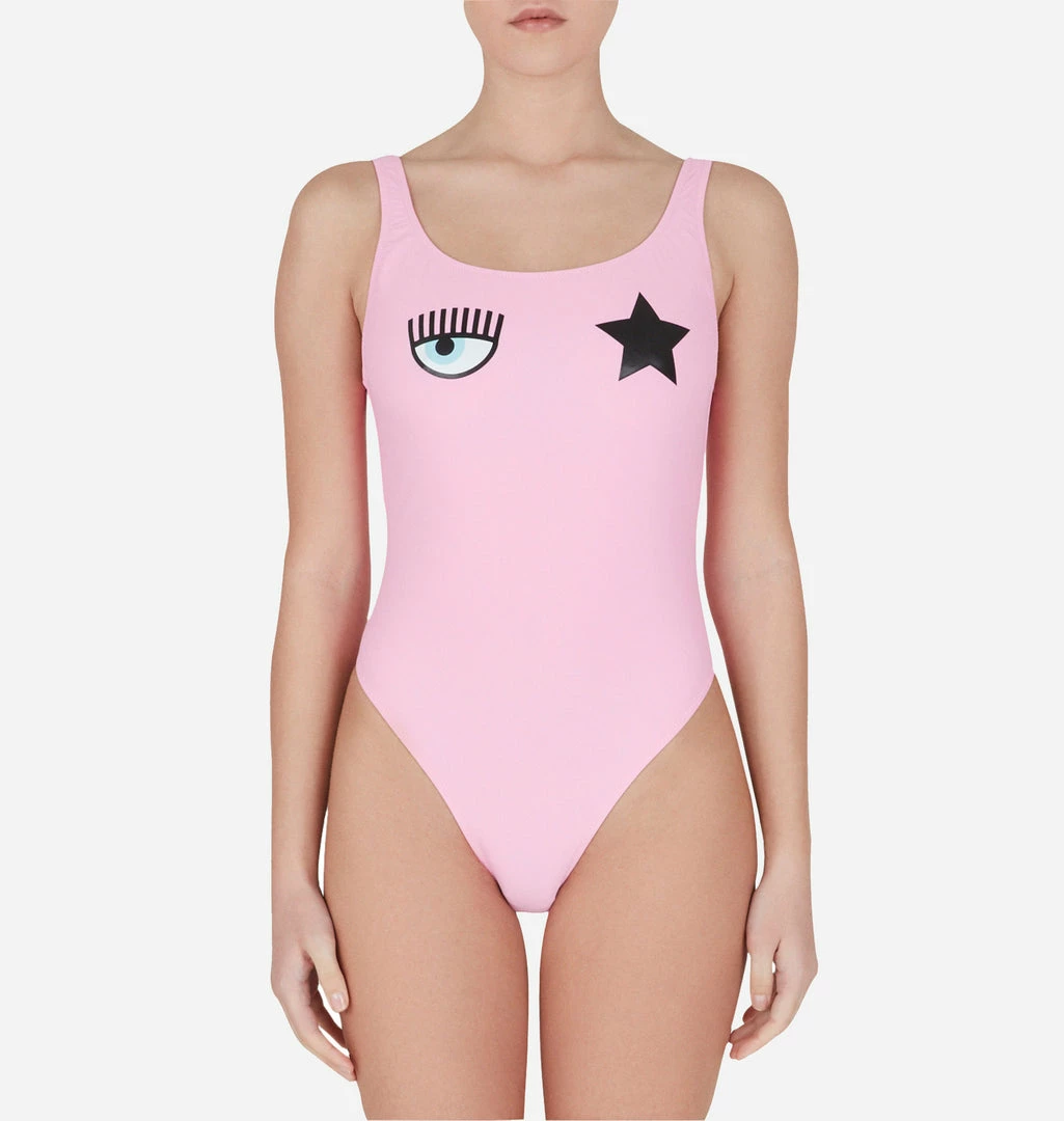 COM Chiara Ferragni Swimwear Eyestar One-Piece Swimsuit
