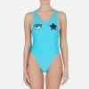 COM Chiara Ferragni Swimwear Eyestar Medalist Swimsuit