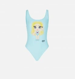 COM Chiara Ferragni CF Mascotte One-Piece Swimsuit