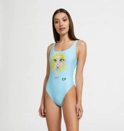 COM Chiara Ferragni CF Mascotte One-Piece Swimsuit