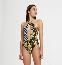 COM Chiara Ferragni Racing One-Piece Swimsuit