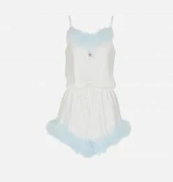 COM Chiara Ferragni Underwear Feather Romper