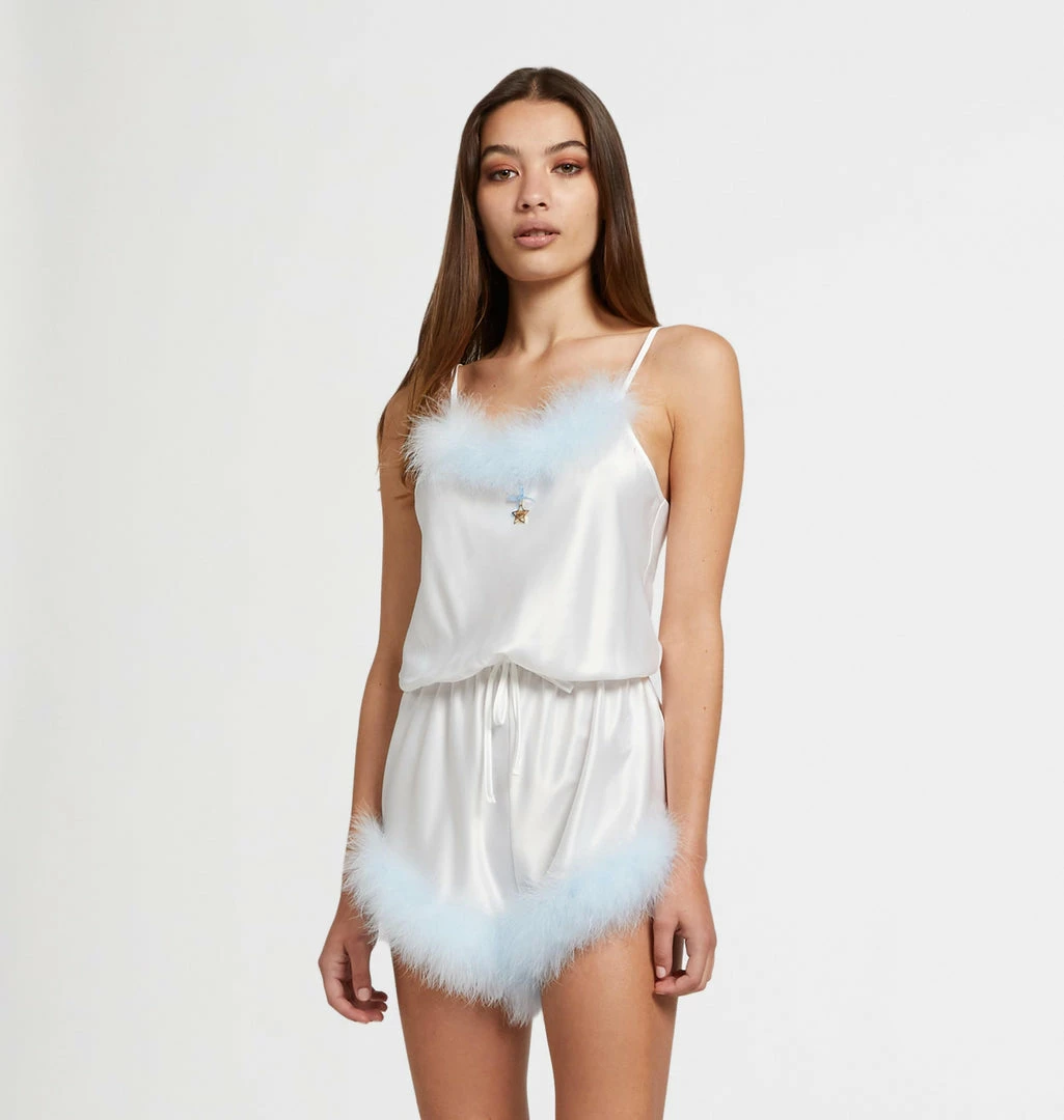 COM Chiara Ferragni Underwear Feather Romper