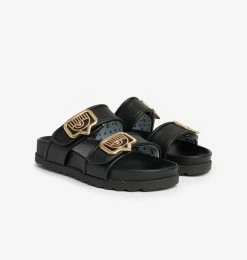 CFC DOUBLE STRAP SANDALS