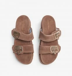 CFC DOUBLE STRAP SANDALS