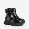 CFC SHOES LACE-UP BOOTS
