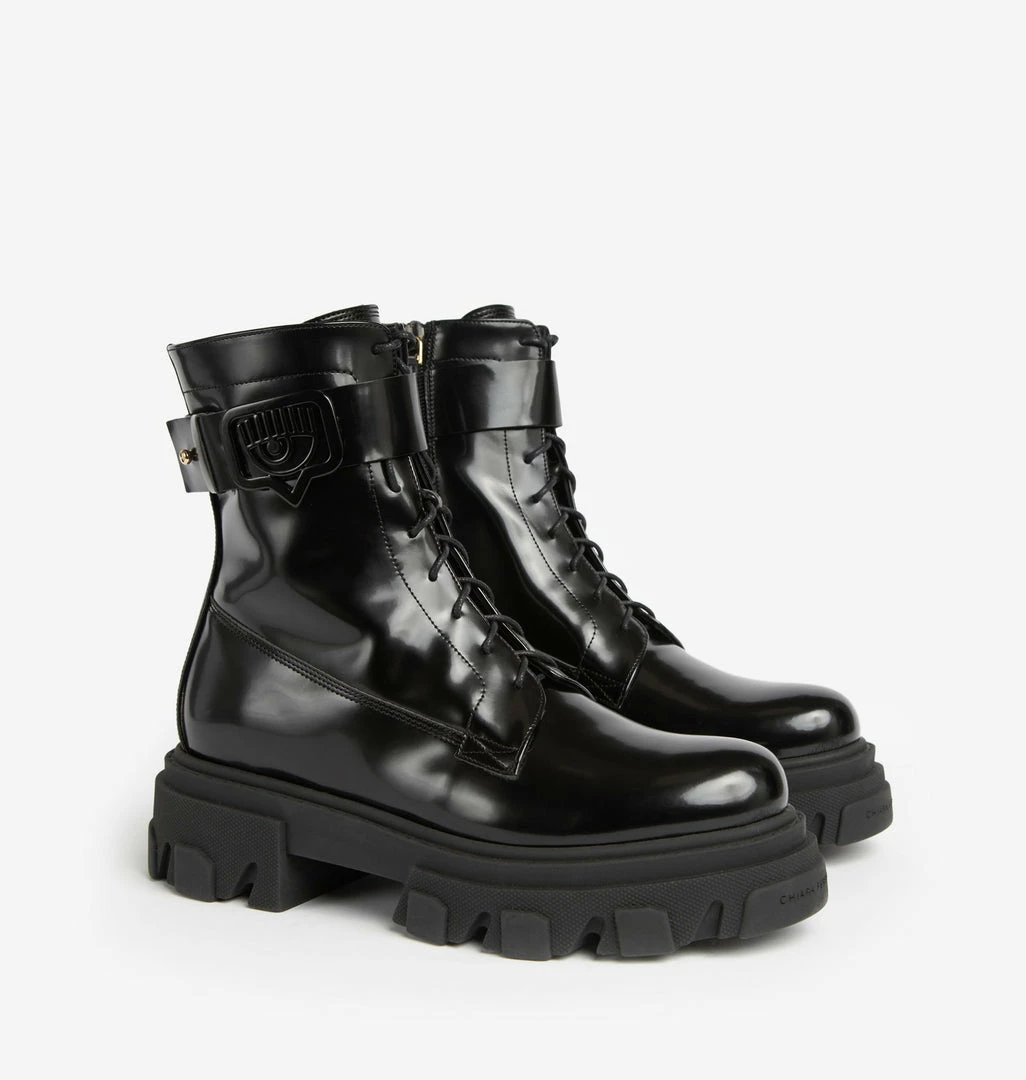 CFC SHOES LACE-UP BOOTS