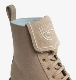 COM Chiara Ferragni DENIM BOOT SHOES