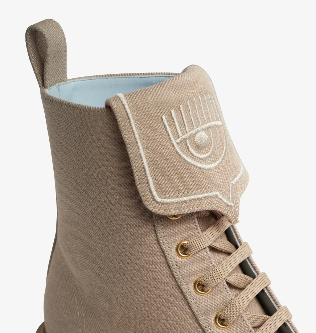 COM Chiara Ferragni DENIM BOOT SHOES