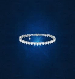 COM Chiara Ferragni Infinity Love Vertical Tennis Bracelet JEWELS AND WATCHES