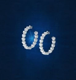 COM Chiara Ferragni Infinity Love Hoops Big JEWELS AND WATCHES