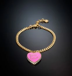 COM Chiara Ferragni BEST FRIENDS BRACELET WITH PINK PENDANT JEWELS AND WATCHES