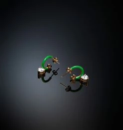 COM Chiara Ferragni LOVE PARADE HOOPS EARRING WITH PENDANT JEWELS AND WATCHES