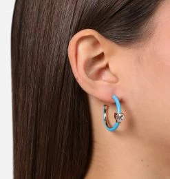 COM Chiara Ferragni LOVE PARADE HOOPS EARRING